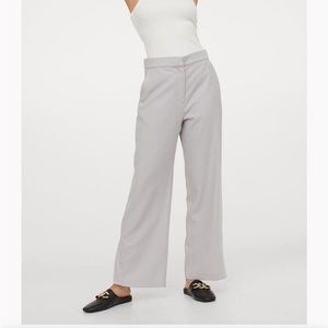 H&M wide slit hem pants